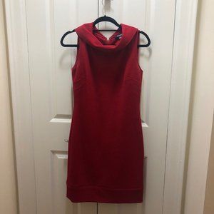 Red Sleeveless Chaps Dress - Size 6